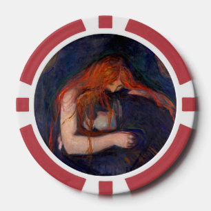 Jetons De Poker Edvard Munch - Vampire / Amour et Douleur