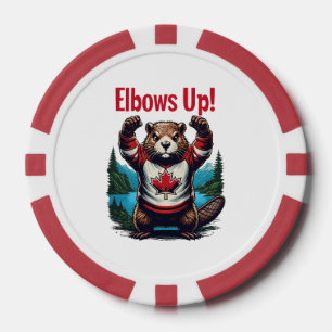 Jetons De Poker Elbows Up Canada