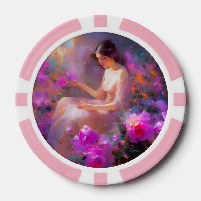 Jetons De Poker Élégance sensuelle (Recto)