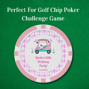 Jetons De Poker Élégant chariot de golf pour fête de femmes Annive