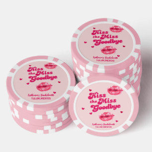 Jetons De Poker Embrasser la demoiselle d'honneur en voyage de fil