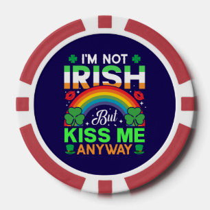Jetons De Poker embrassez-moi quand même irish humour design-63942
