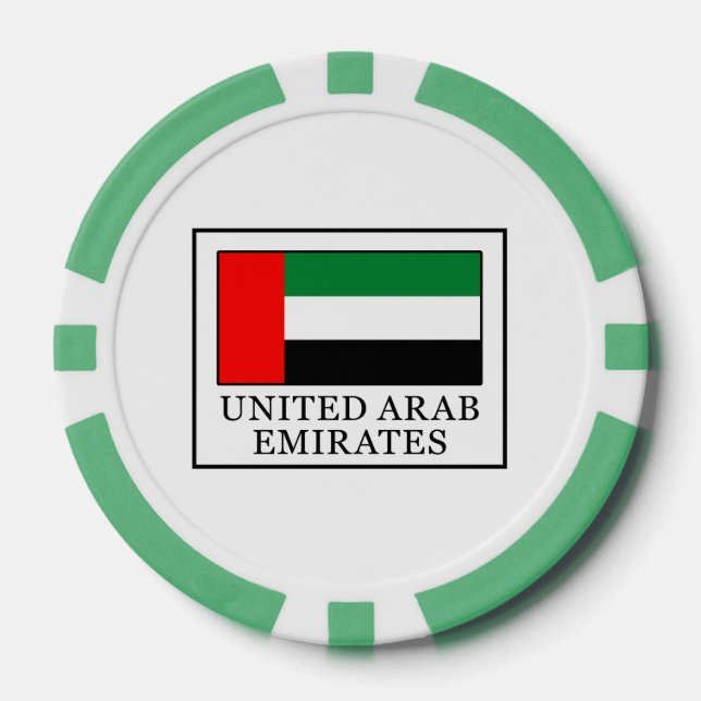 Jetons De Poker Émirats arabes unis (Recto)