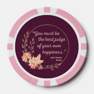 Jetons De Poker Emma De Jane Austen Citation I - Style Cute