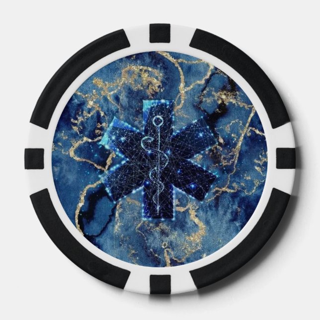 Jetons De Poker EMS Poker Chips - Cadeaux Collectifs (Recto)