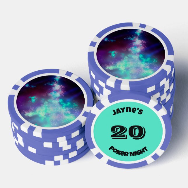 Jetons De Poker Enseignes au néon sur mesure  (Empiler)