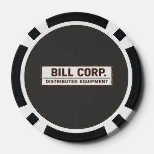Jetons De Poker Équipement distribué par Bill Corps