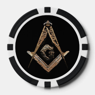 Jetons De Poker Esprit maçonnique (Golden)
