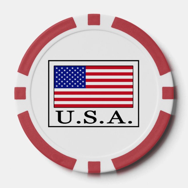 Jetons De Poker États-Unis (Recto)