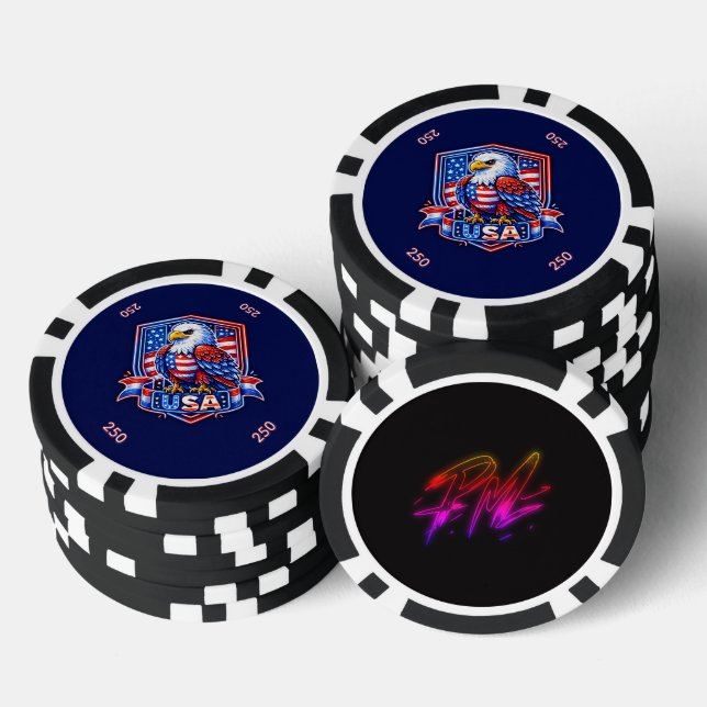 Jetons De Poker États-Unis 250 (Empiler)