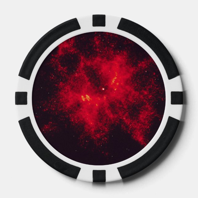Jetons De Poker Étoile centrale de Nebula les plus chaudes étoiles (Recto)