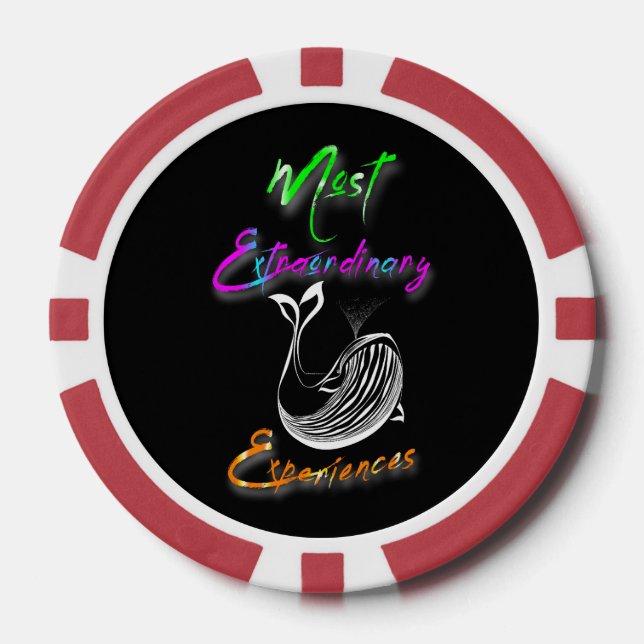 Jetons De Poker Expériences les plus extraordinaires (Recto)
