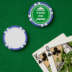 Jetons De Poker FACILE ! Chips de poker - Bleu - Personnalisé