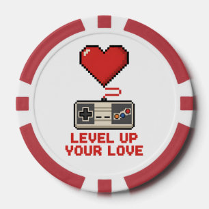 Jetons De Poker Faites passer votre amour au niveau supérieur, con