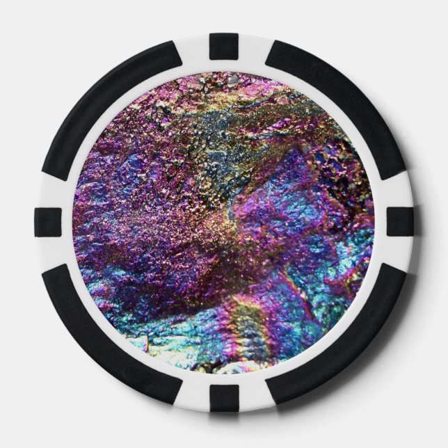 Jetons De Poker Falln Rainbow Rocks (Recto)
