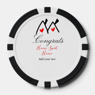 Jetons De Poker Félicitations nouveau propriétaire immobilier inau