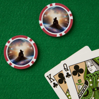 Jetons De Poker Femme Galaxie