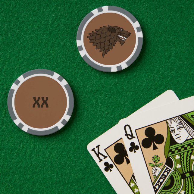 Jetons De Poker Fenrir/Fenriswolf (Table de poker (double))