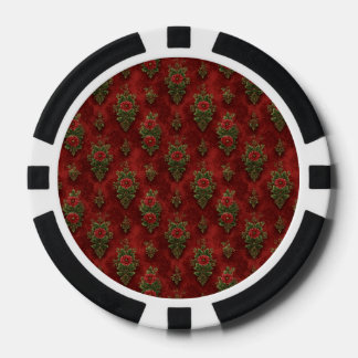 Jetons De Poker Festive Damask 