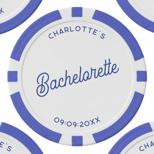 Jetons De Poker Fête de Bachelorette personnalisée