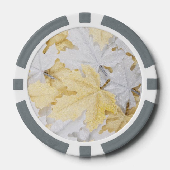 Jetons De Poker Feuilles d'automne (Recto)