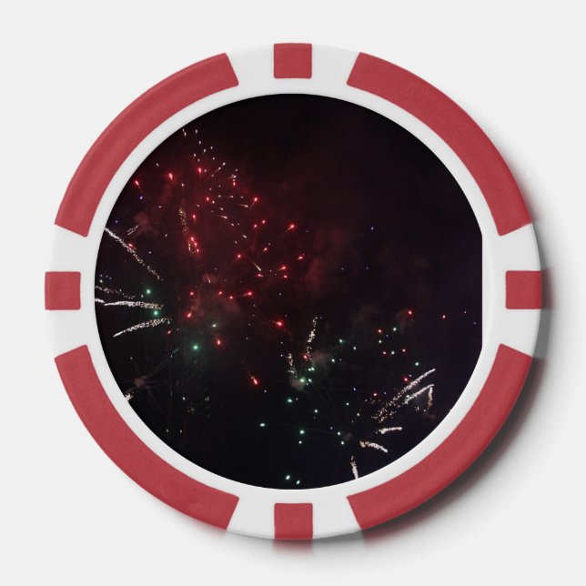 Jetons De Poker Feux (Recto)