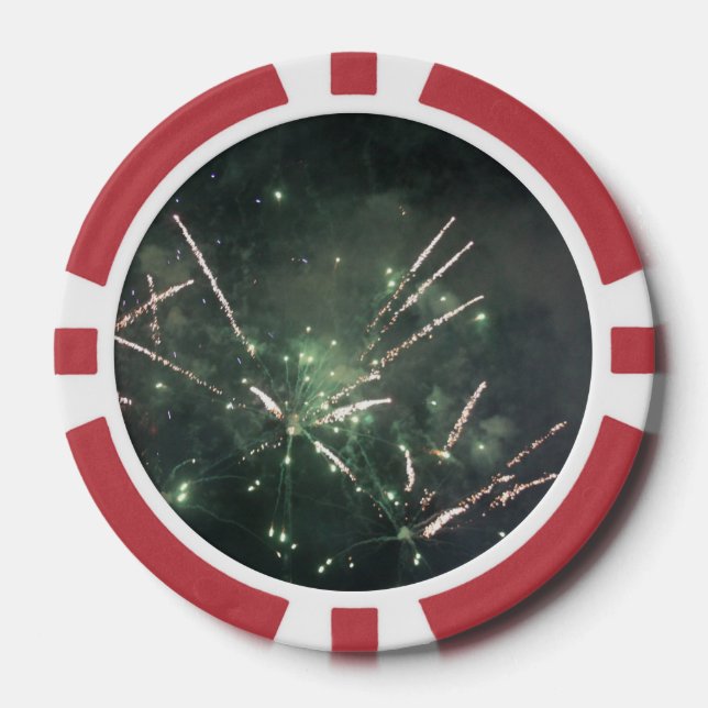 Jetons De Poker Feux (Recto)