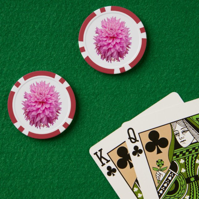 Jetons De Poker Fleurs de la Fête des Mères (Table de poker (double))