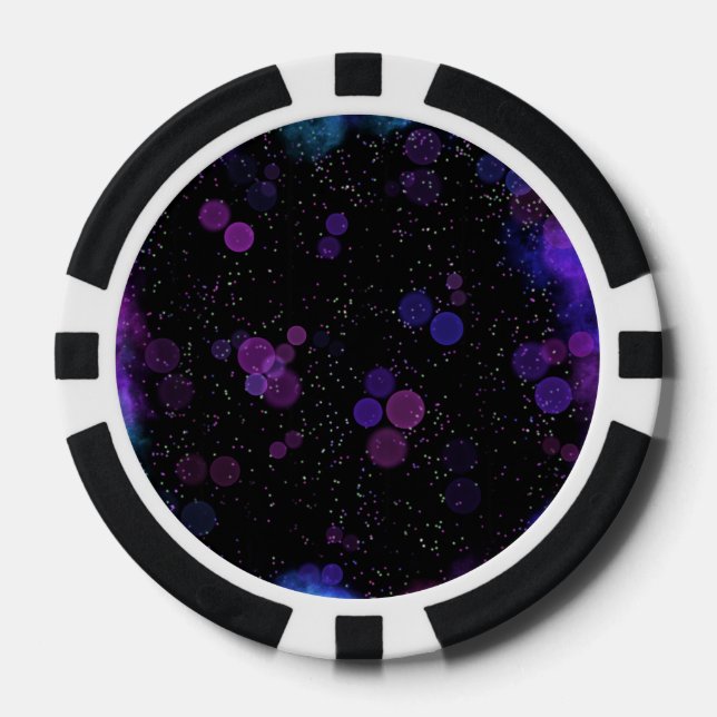 Jetons De Poker Flux de bulle cosmique (Recto)