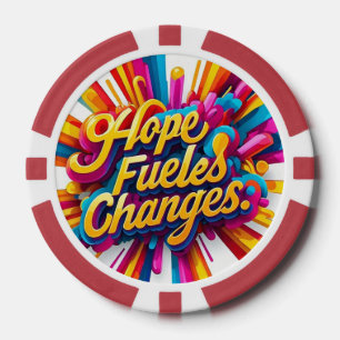 Jetons De Poker "Force intérieure libérée"