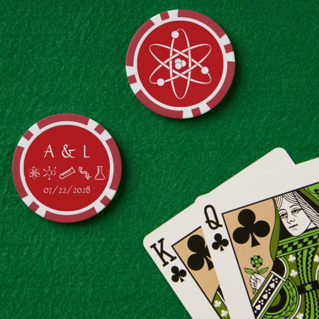 Jetons De Poker Forces attractives à Cherry (Table de poker (double))