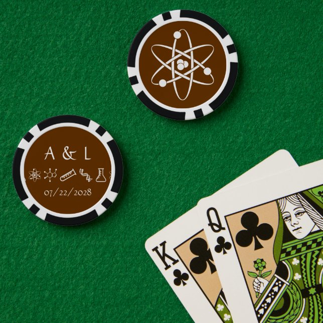 Jetons De Poker Forces Attractives en Chocolat  (Table de poker (double))