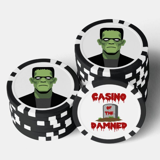 Jetons De Poker Frankenstein's Monster Casino of the Damned Chip (Empiler)
