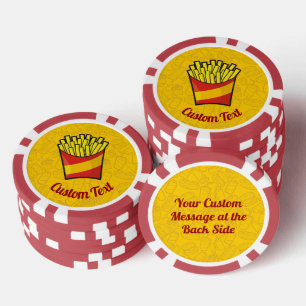 Jetons De Poker Fries françaises
