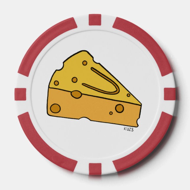 Jetons De Poker Fromage Mignon à Croquer (Recto)