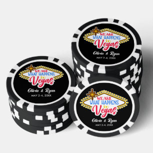 Jetons De Poker Fun Custom Las Vegas Mariage Faveur