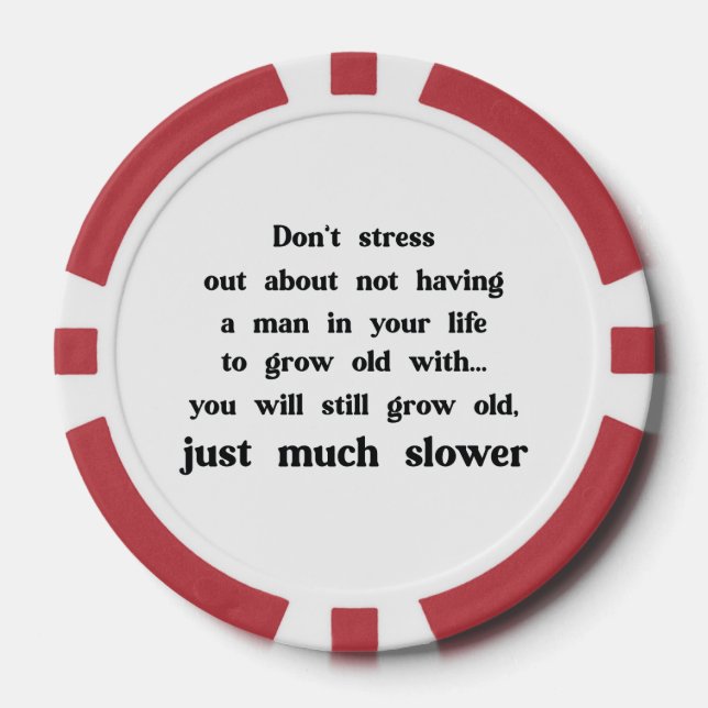 Jetons De Poker Funny text about women and men. (Recto)