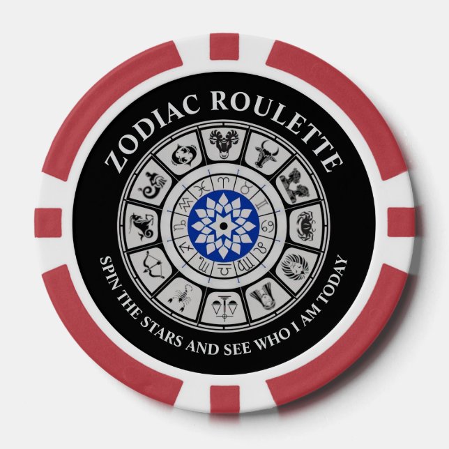 Jetons De Poker Funny Zodiac (Recto)