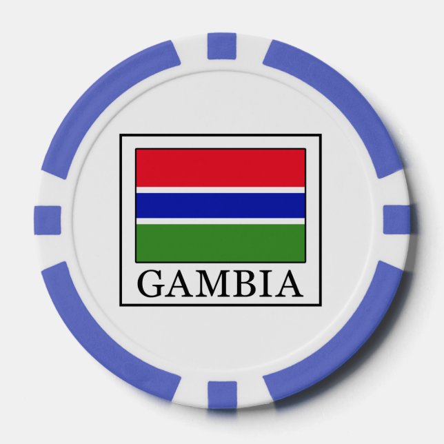 Jetons De Poker Gambie (Recto)