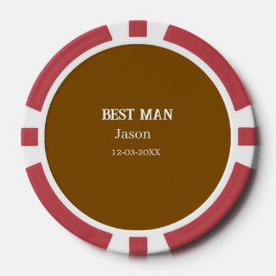 Jetons De Poker garçon d'honneur enterrement de vie de jeune fille