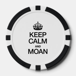 JETONS DE POKER GARDER CALME ET MOAN