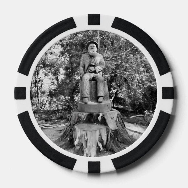 Jetons De Poker Gardien de la forêt (Recto)