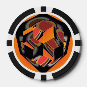 Jetons De Poker Geo Cube