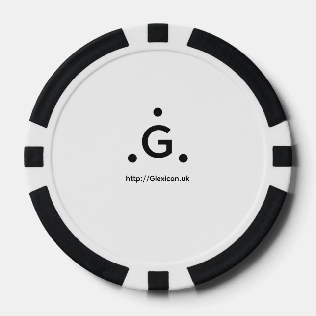 Jetons De Poker Glexicon Royaume-Uni (Recto)