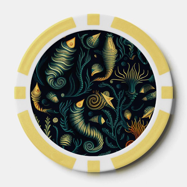Jetons De Poker Golden Reefs (Recto)