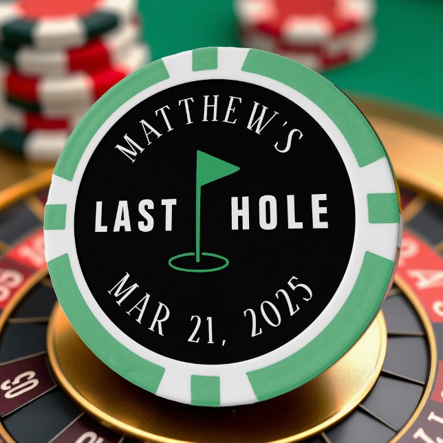 Jetons De Poker Golf Bachelor Party Dernier Trou (Créateur téléchargé)