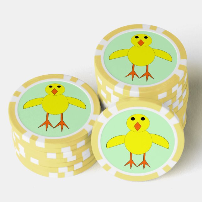 Jetons De Poker Golf de Chick de Pâques (Empiler)