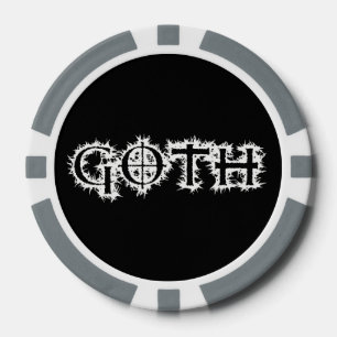 Jetons De Poker Goth