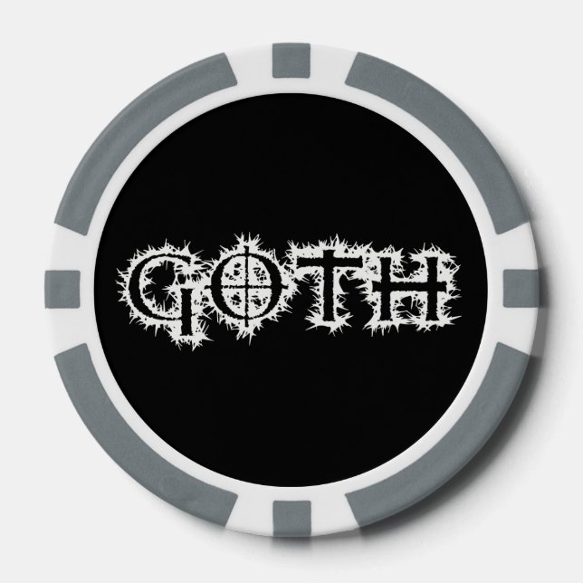 Jetons De Poker Goth (Recto)