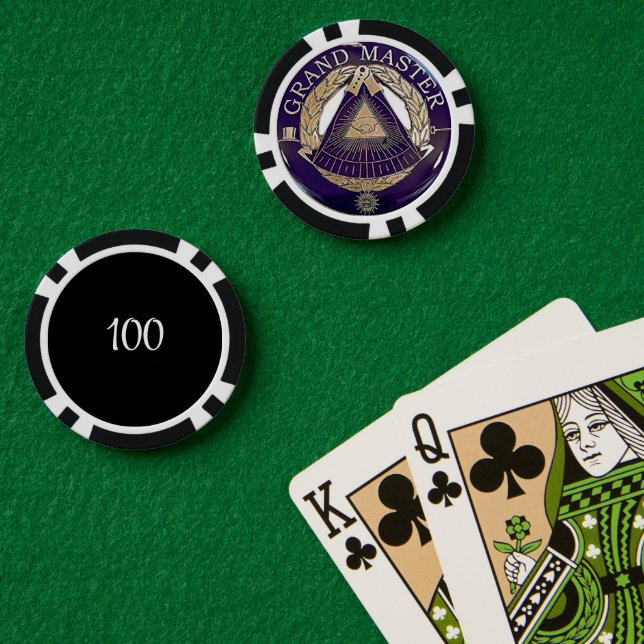 Jetons De Poker GrandMaître (Table de poker (double))